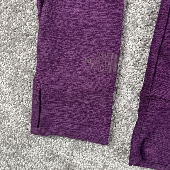 North Face Hoodie Womens Small Flash Dry Performance Stretch Running Purple - Picture 3 of 10